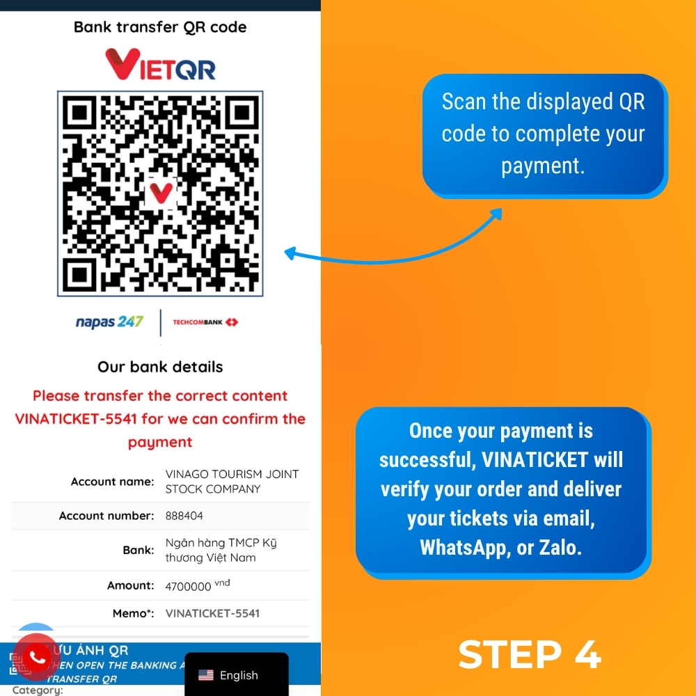 Bước 4 Hướng dẫn đặt vé